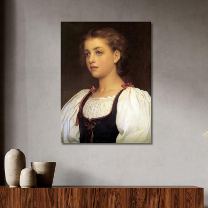 Biondina Frederic Leighton flg8 quadro stampato su tela