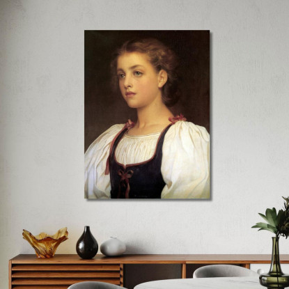 Biondina Frederic Leighton flg8 quadro stampato su tela