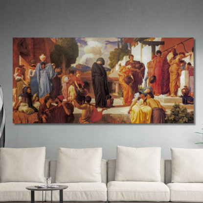Andromaca Prigioniera Frederic Leighton flg10 quadro stampato su tela
