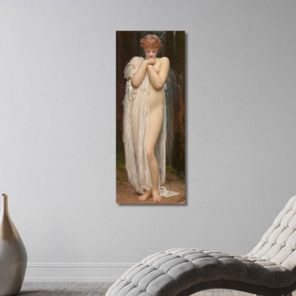 Crenaia La Ninfa Del Dargle Frederic Leighton flg13 quadro stampato su tela