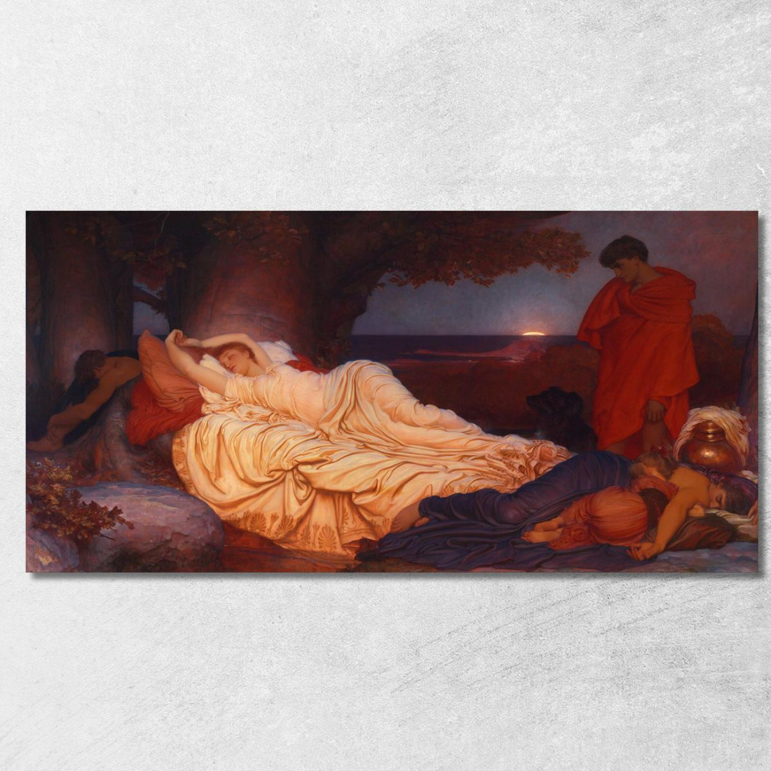Cimone E Ifigenia Frederic Leighton flg14 quadro stampato su tela Cimone E Ifigenia Frederic Leighton flg14 quadro stampato su tela