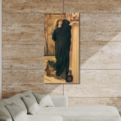 Elettra Alla Tomba Di Agamennone Frederic Leighton flg17 quadro stampato su tela