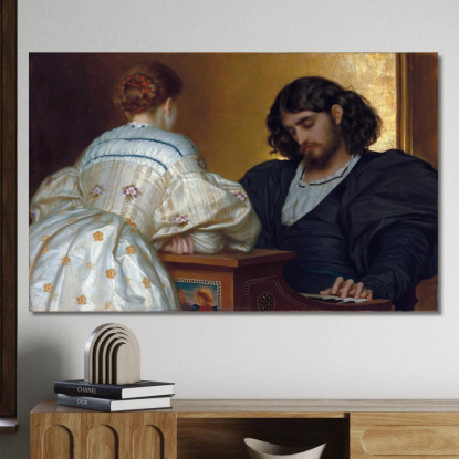 Ore D'Oro Frederic Leighton flg24 quadro stampato su tela