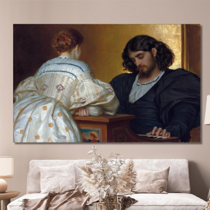 Ore D'Oro Frederic Leighton flg24 quadro stampato su tela