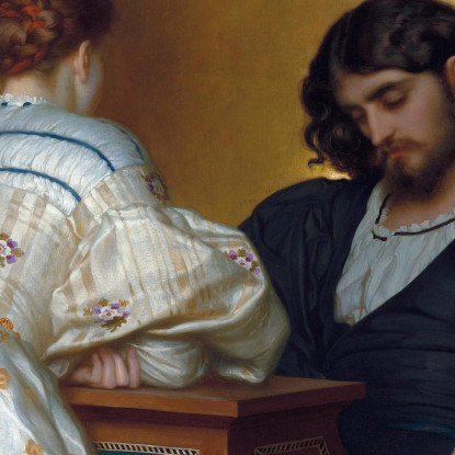 Ore D'Oro Frederic Leighton flg24 quadro stampato su tela