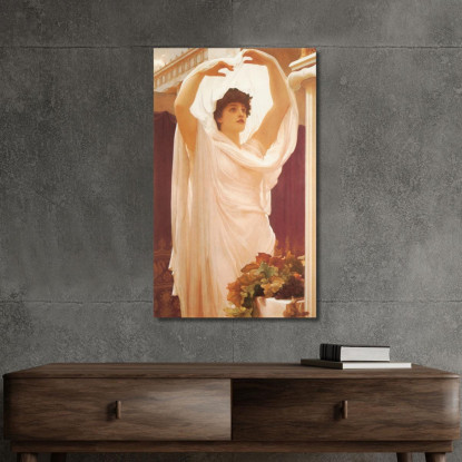 Invocazione Frederic Leighton flg29 quadro stampato su tela
