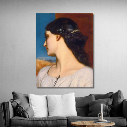 La Nanna Ore Soleggiate Frederic Leighton flg31 quadro stampato su tela