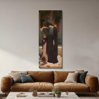 Lacrime Frederic Leighton flg32 quadro stampato su tela