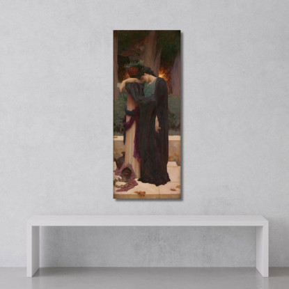 Lacrime Frederic Leighton flg32 quadro stampato su tela