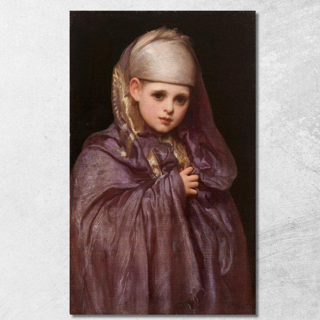 La Piccola Fatima Frederic Leighton flg38 quadro stampato su tela La Piccola Fatima Frederic Leighton flg38 quadro stampato su tela