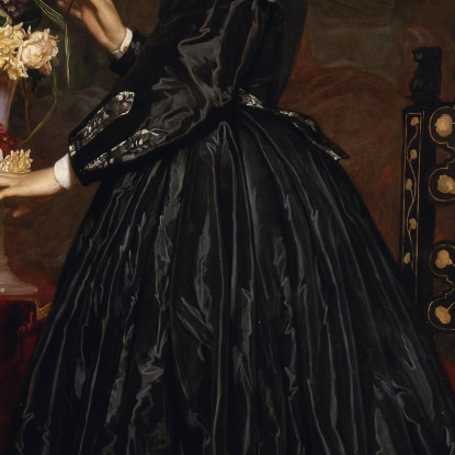 La Signora James Guthrie Frederic Leighton flg41 quadro stampato su tela