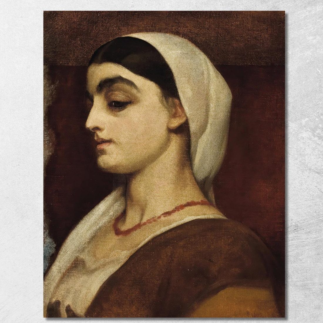 Ritratto Di Stella Frederic Leighton flg52 quadro stampato su tela Ritratto Di Stella Frederic Leighton flg52 quadro stampato su tela