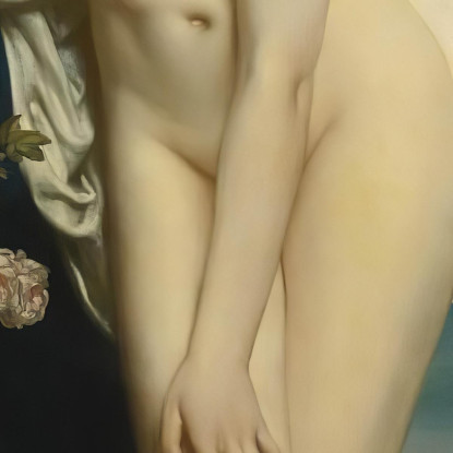 Venere Si Spoglia Per Il Bagno Frederic Leighton flg65 quadro stampato su tela