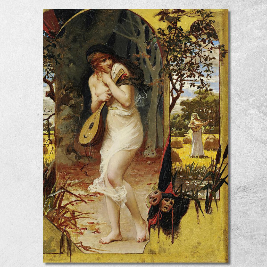 La Cicala Frederick Arthur Bridgman fab32 quadro stampato su tela La Cicala Frederick Arthur Bridgman fab32 quadro stampato su tela