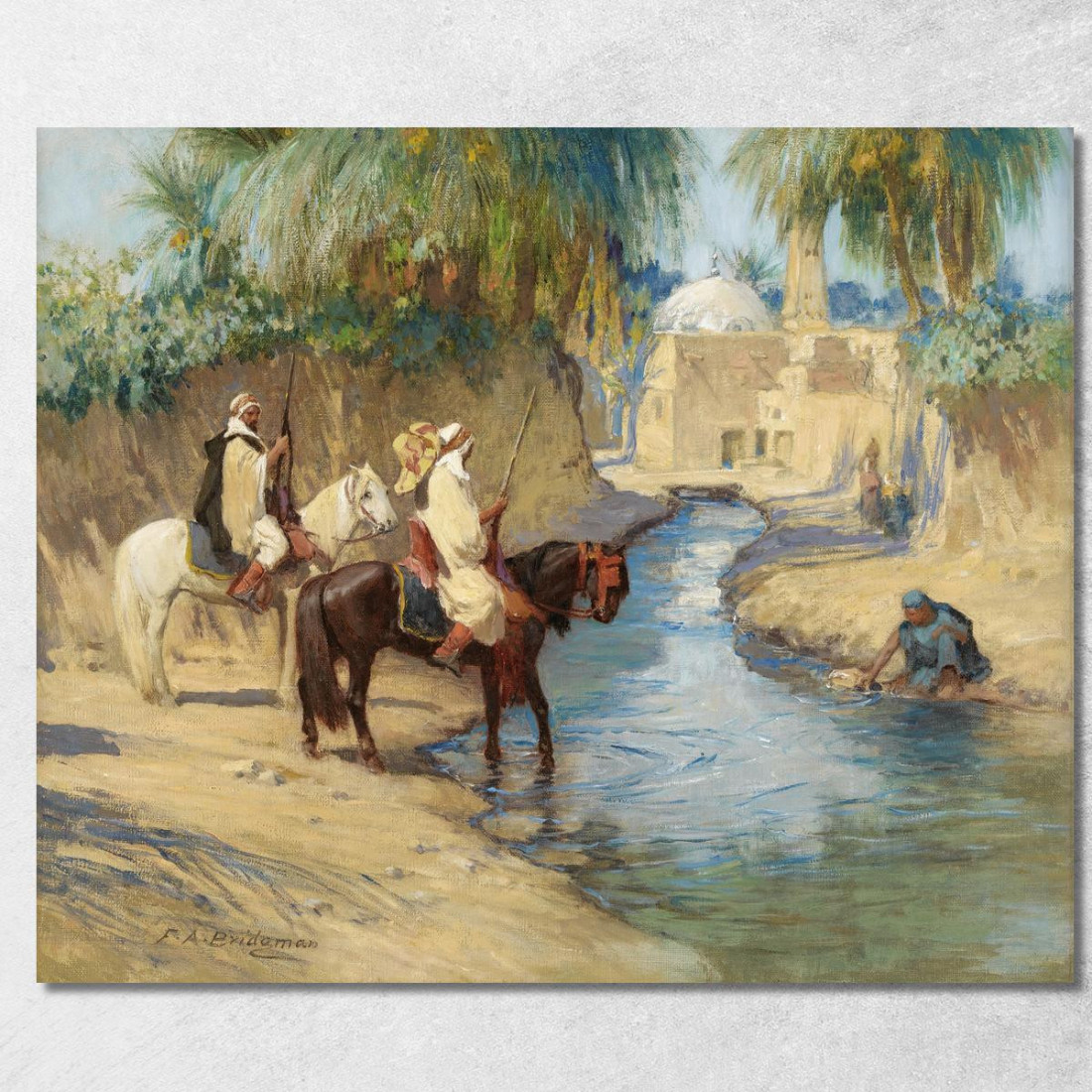 Ritorno Dalla Caccia Frederick Arthur Bridgman fab47 quadro stampato su tela Ritorno Dalla Caccia Frederick Arthur Bridgman fab47 quadro stampato su tela