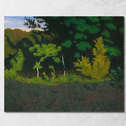 Bordo Del Legno Félix Vallotton fvl14 quadro stampato su tela