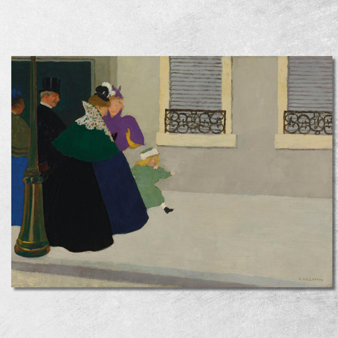 A Piedi Félix Vallotton fvl15 quadro stampato su tela