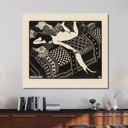 Pigrizia Félix Vallotton fvl29 quadro stampato su tela