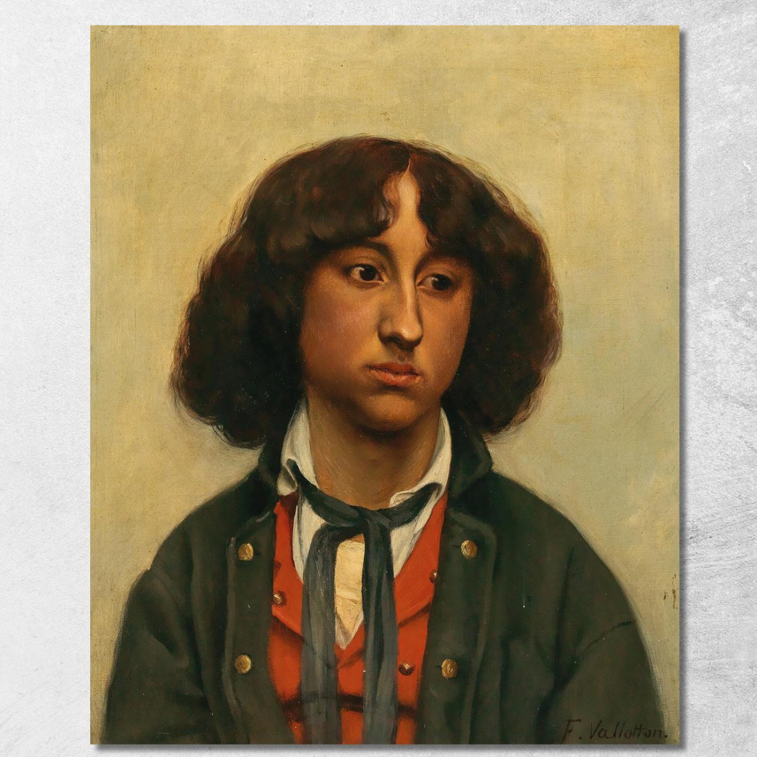 Perso Nei Pensieri Félix Vallotton fvl34 quadro stampato su tela Perso Nei Pensieri Félix Vallotton fvl34 quadro stampato su tela