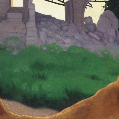 La Chiesa Di Souain Félix Vallotton fvl53 quadro stampato su tela