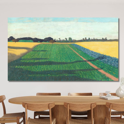 L'Altopiano Dei Campi Della Croce Rossa Félix Vallotton fvl55 quadro stampato su tela