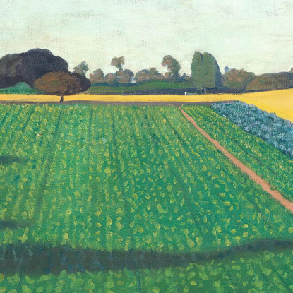 L'Altopiano Dei Campi Della Croce Rossa Félix Vallotton fvl55 quadro stampato su tela
