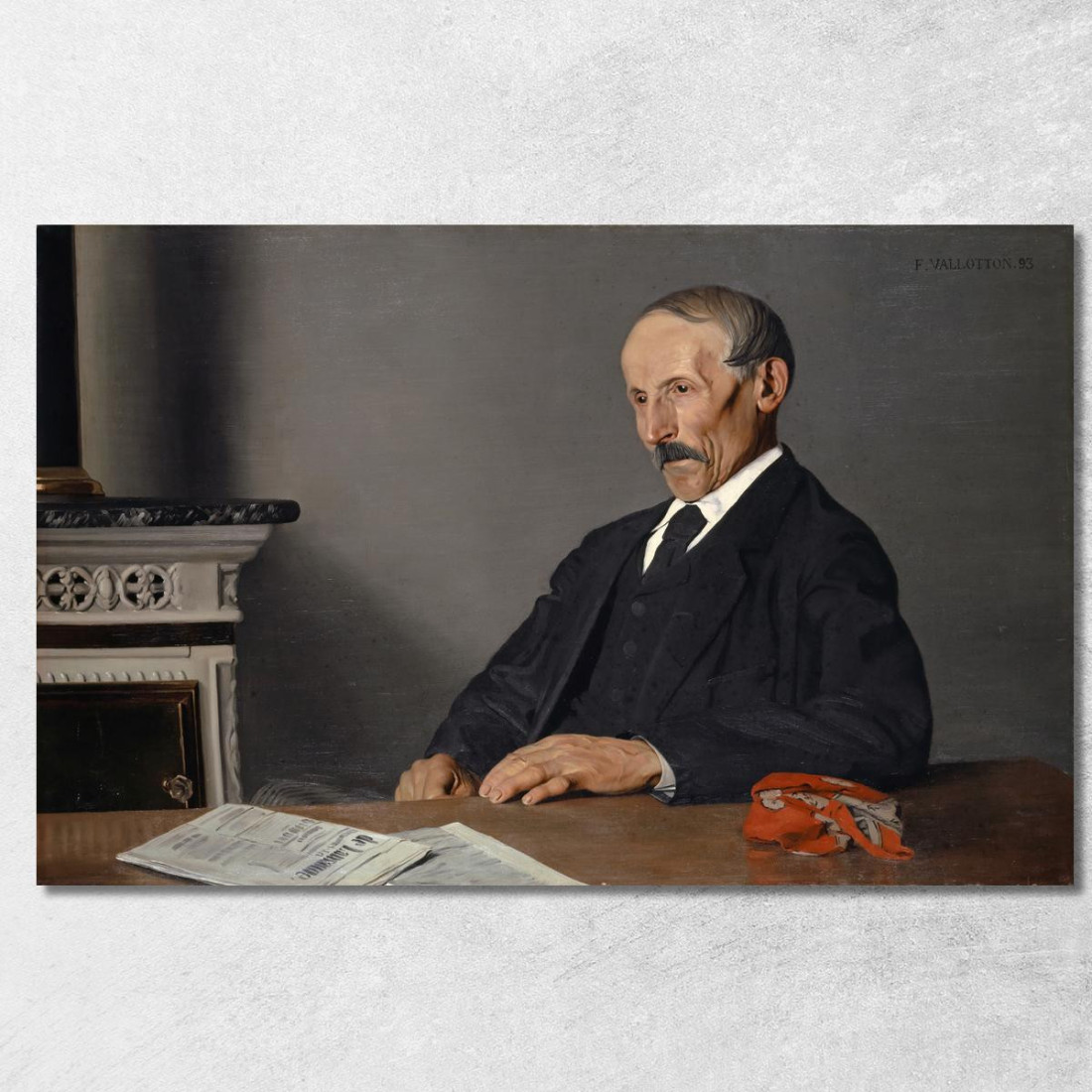 La Vecchia Portiera Félix Vallotton fvl58 quadro stampato su tela La Vecchia Portiera Félix Vallotton fvl58 quadro stampato su tela