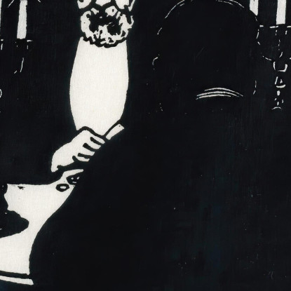 Il Gioco Del Poker Félix Vallotton fvl60 quadro stampato su tela