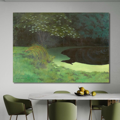 Lo Stagno Di Honfleur Félix Vallotton fvl61 quadro stampato su tela