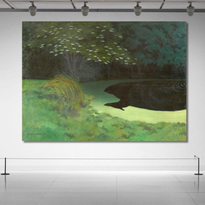 Lo Stagno Di Honfleur Félix Vallotton fvl61 quadro stampato su tela