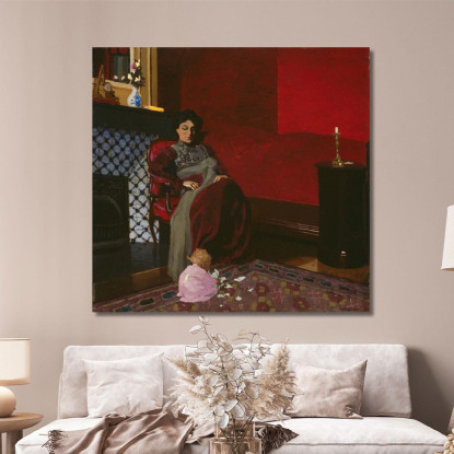 La Sala Rossa Etretat Félix Vallotton fvl64 quadro stampato su tela