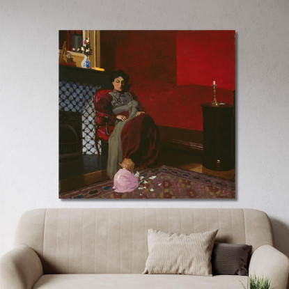 La Sala Rossa Etretat Félix Vallotton fvl64 quadro stampato su tela