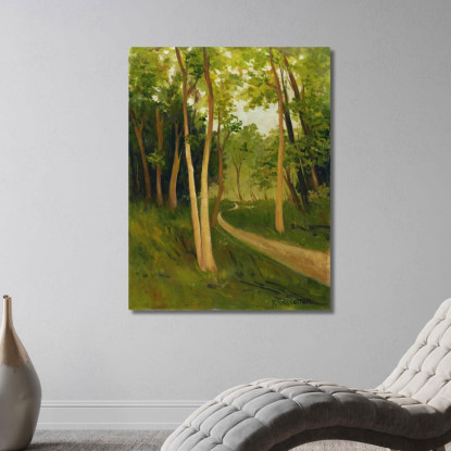 Pista Nel Bois De Boulogne Félix Vallotton fvl69 quadro stampato su tela