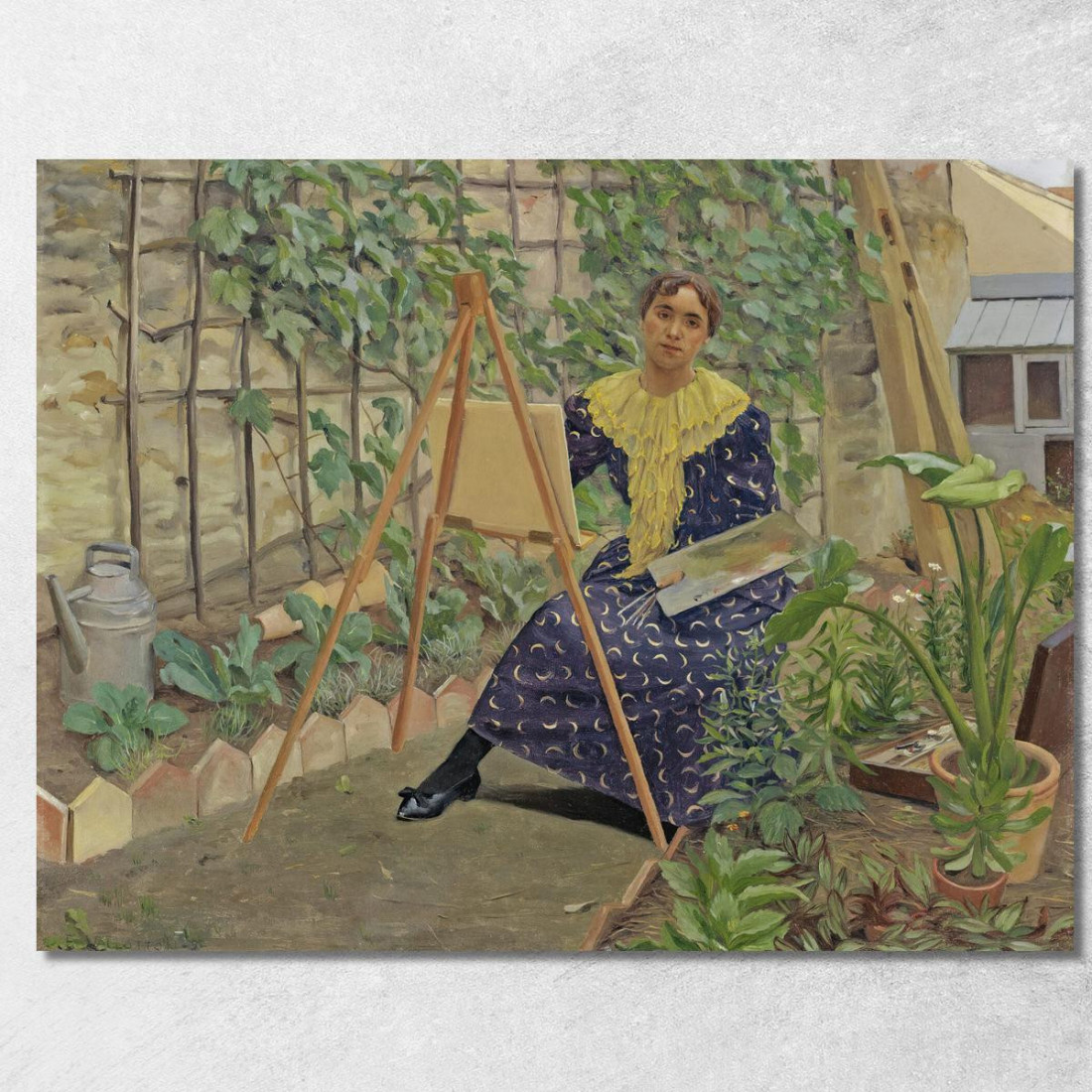 Pittura Della Ragazza Félix Vallotton fvl73 quadro stampato su tela Pittura Della Ragazza Félix Vallotton fvl73 quadro stampato su tela