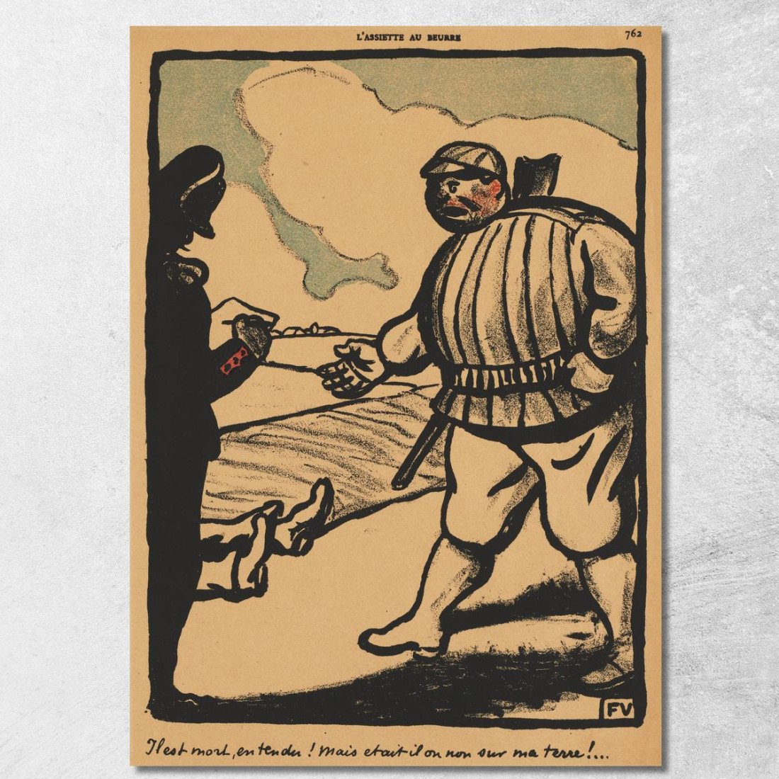 Crimini E Punizioni Va Bene Quindi È Morto! Félix Vallotton fvl74 quadro stampato su tela Crimini E Punizioni Va Bene Quindi È Morto! Félix Vallotton fvl74 quadro stampato su tela