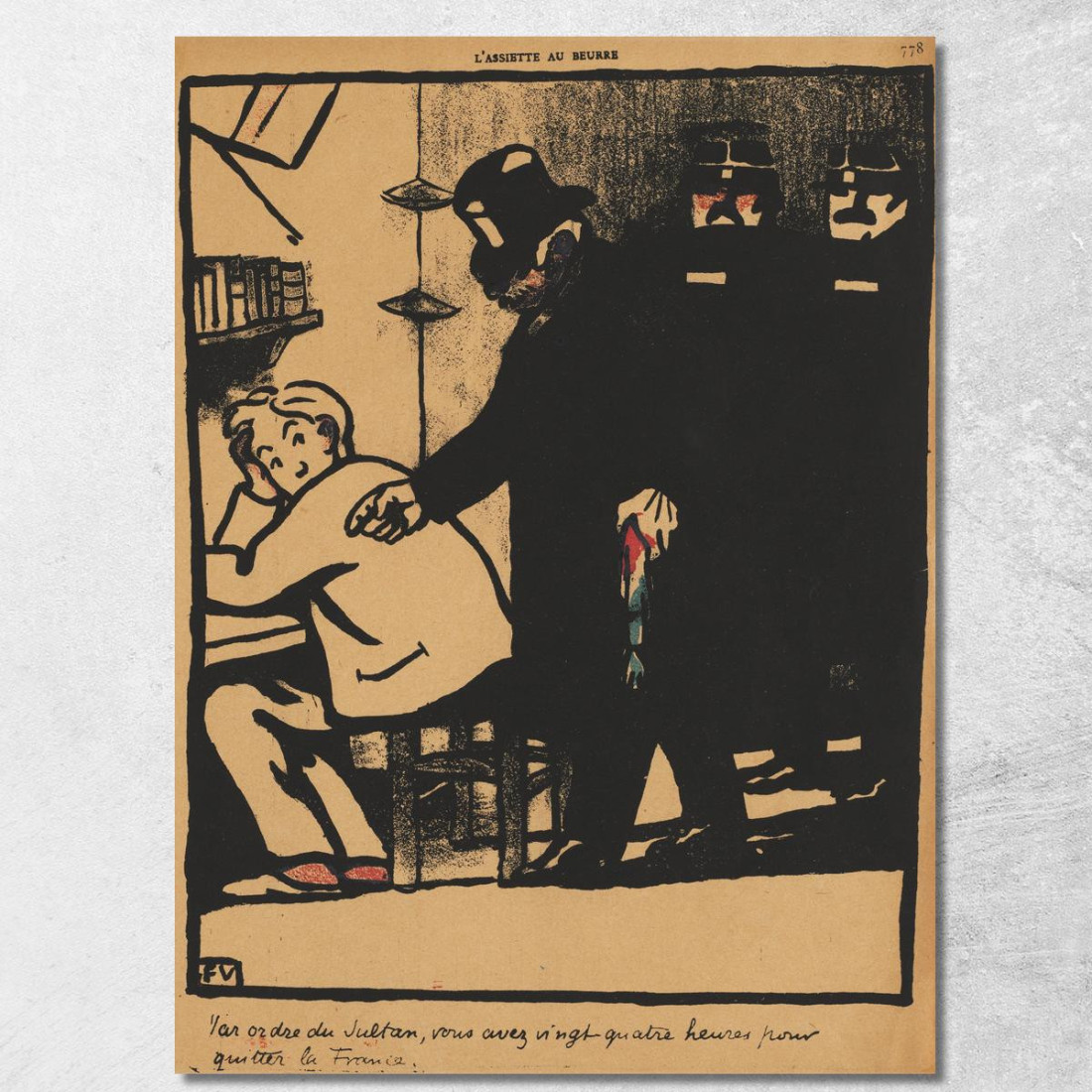 Crimini E Punizioni Per Ordine Del Sultano Félix Vallotton fvl75 quadro stampato su tela Crimini E Punizioni Per Ordine Del Sultano Félix Vallotton fvl75 quadro stampato su tela
