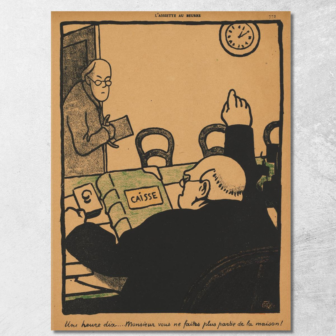 Delitti E Punizioni L'Una E Dieci Félix Vallotton fvl78 quadro stampato su tela Delitti E Punizioni L'Una E Dieci Félix Vallotton fvl78 quadro stampato su tela