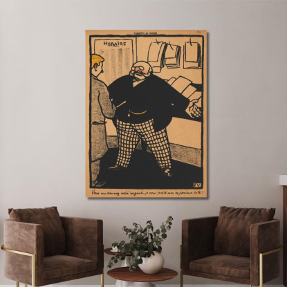 Crimini E Punizioni Dammi I Tuoi Soldi Félix Vallotton fvl81 quadro stampato su tela