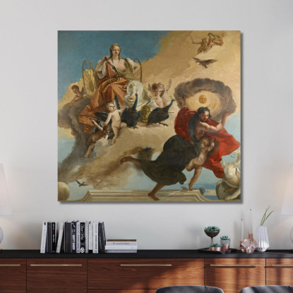 Giunone E Luna Giovanni Battista Tiepolo gbt21 quadro stampato su tela