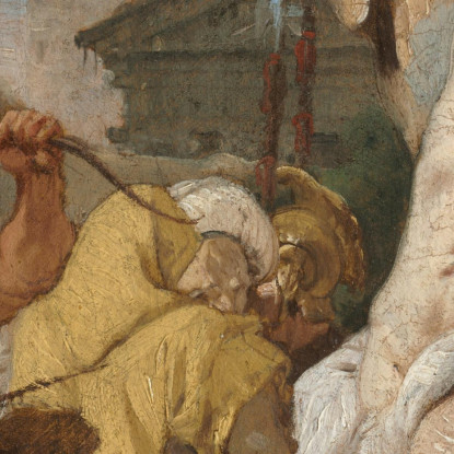 Studio Per Il Martirio Di San Sebastiano Giovanni Battista Tiepolo gbt34 quadro stampato su tela