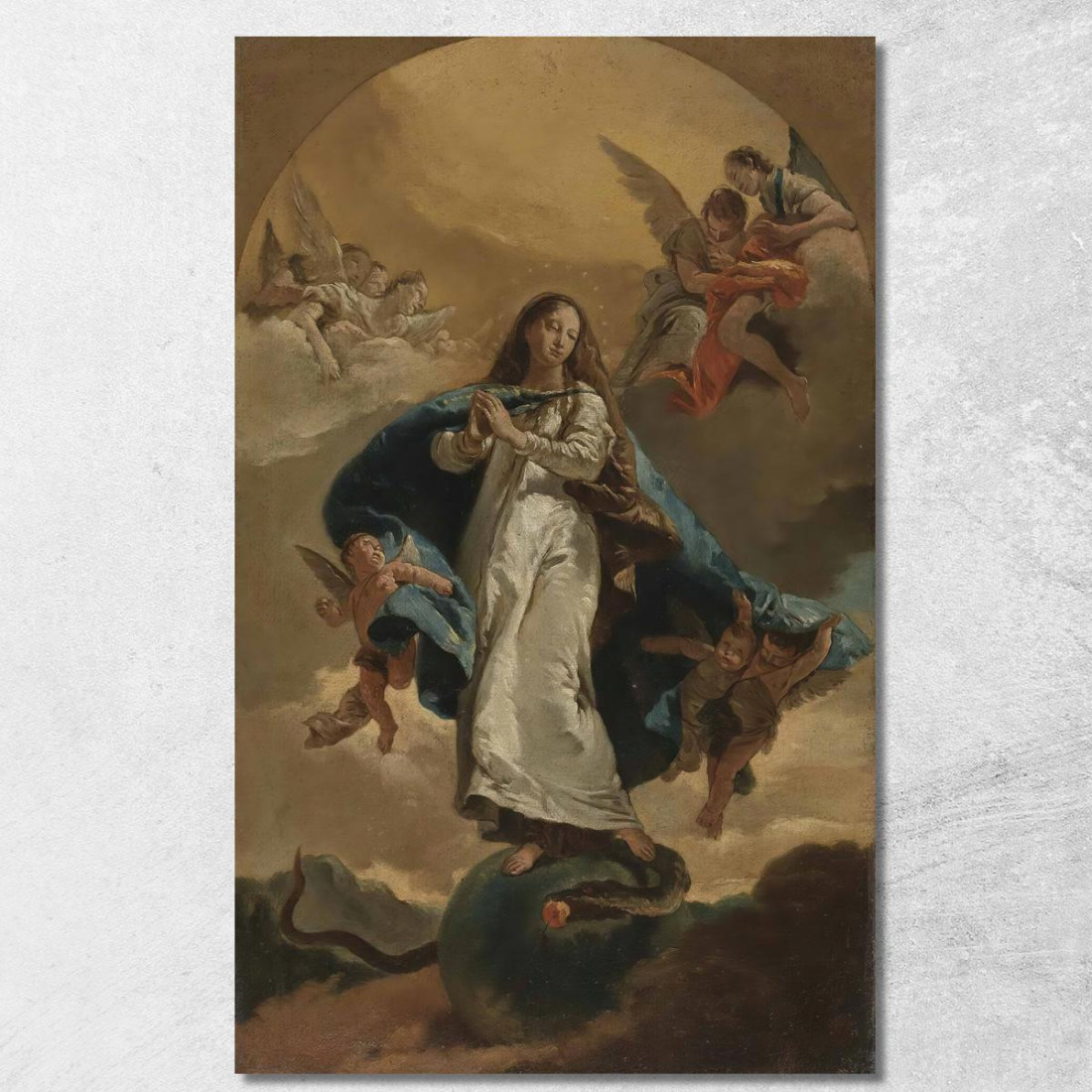 L'Immacolata Concezione Giovanni Battista Tiepolo gbt47 quadro stampato su tela L'Immacolata Concezione Giovanni Battista Tiepolo gbt47 quadro stampato su tela
