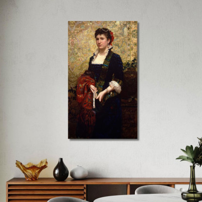 La Principessa Marie Lubomirska Henryk Siemiradzki hsm33 quadro stampato su tela
