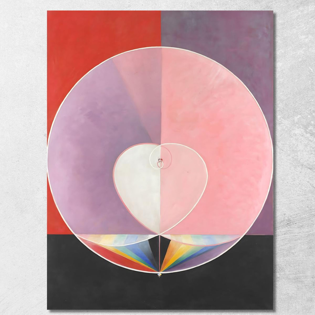 Colombe N.2 Hilma af Klint hak4 quadro stampato su tela