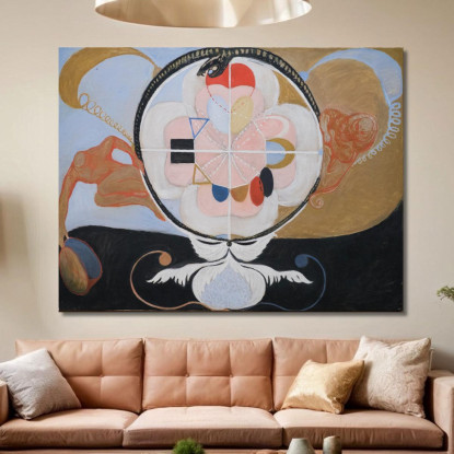 Evoluzione N. 13 Gruppo Vi Hilma af Klint hak5 quadro stampato su tela