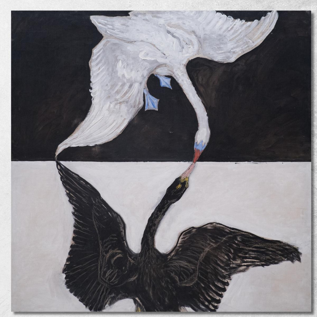 Gruppo Ix-Suw Il Cigno N.1 Hilma af Klint hak16 quadro stampato su tela Gruppo Ix-Suw Il Cigno N.1 Hilma af Klint hak16 quadro stampato su tela
