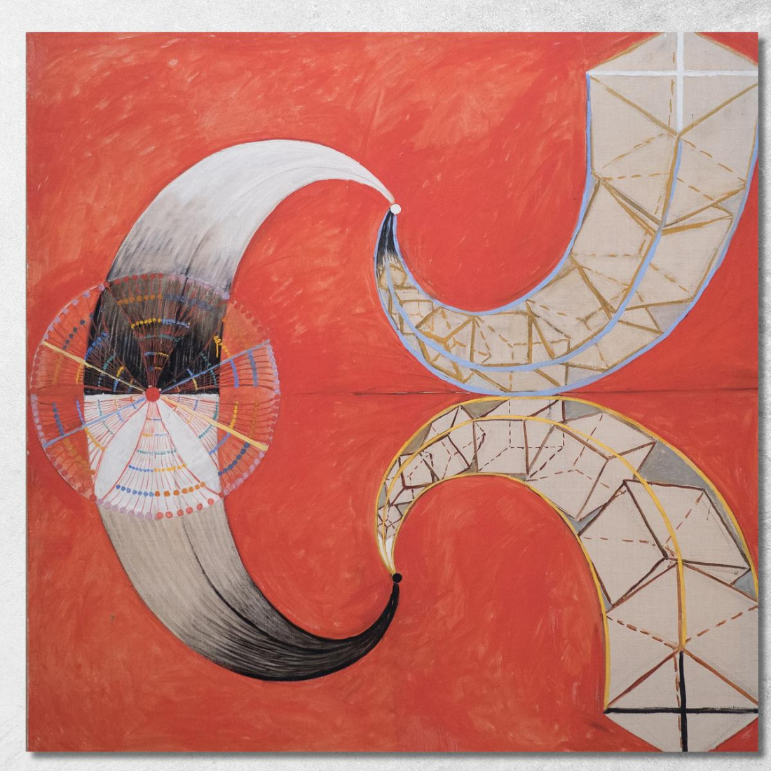 Gruppo Ix-Suw Il Cigno N.9 Hilma af Klint hak17 quadro stampato su tela Gruppo Ix-Suw Il Cigno N.9 Hilma af Klint hak17 quadro stampato su tela