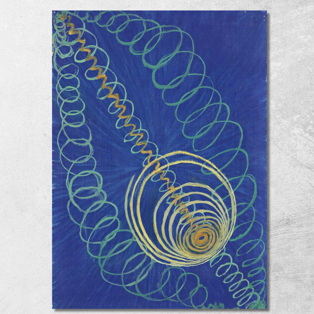 Caos Primordiale N. 16 La Serie Wu-Rosen. Gruppo 1 Hilma af Klint hak19 quadro stampato su tela Caos Primordiale N. 16 La Serie Wu-Rosen. Gruppo 1 Hilma af Klint hak19 quadro stampato su tela