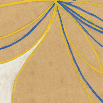 La Stella A Sette Punte N. 1 Hilma af Klint hak22 quadro stampato su tela