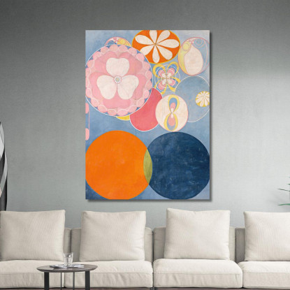 Le Dieci Più Grandi Infanzie N. 2 Hilma af Klint hak27 quadro stampato su tela