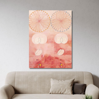 I Dieci Più Grandi N. 9 Della Vecchiaia Hilma af Klint hak32 quadro stampato su tela